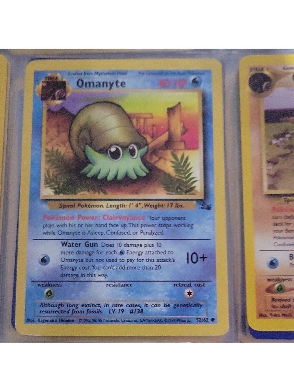 Pokémon Card Omanyte